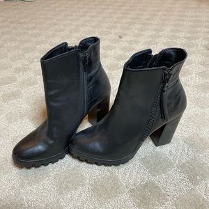 Black Heeled Steve Madden Booties